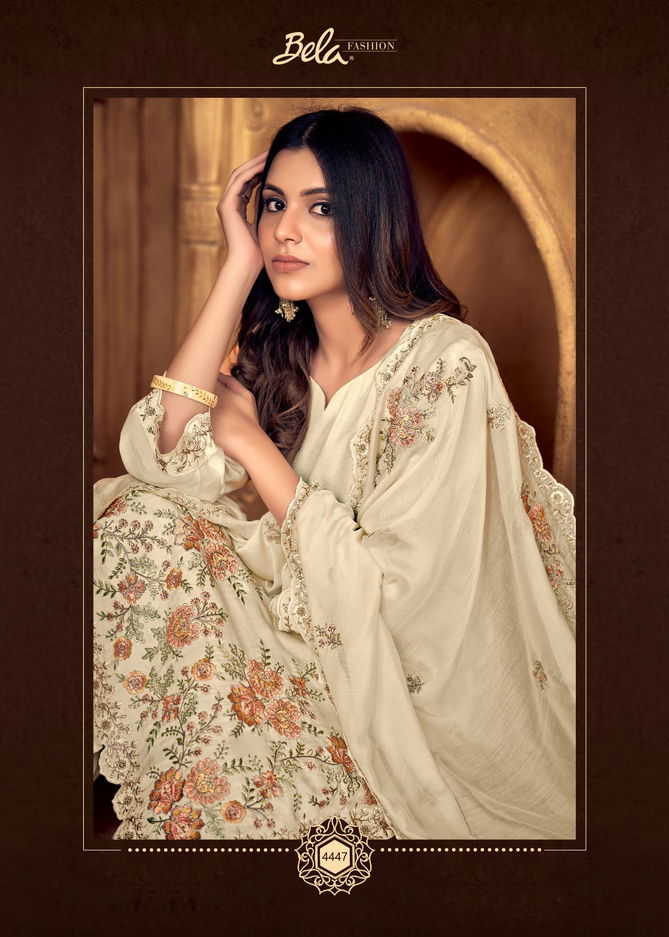 Mashal E Mahtaab By Bela Viscose Heavy Muslin Designer Salwar Suits Wholesale Price In Surat